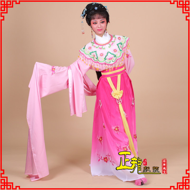 威信水袖青衣练功花旦服 梅花古装衣